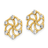 14k AA Diamond Earring Jacket
